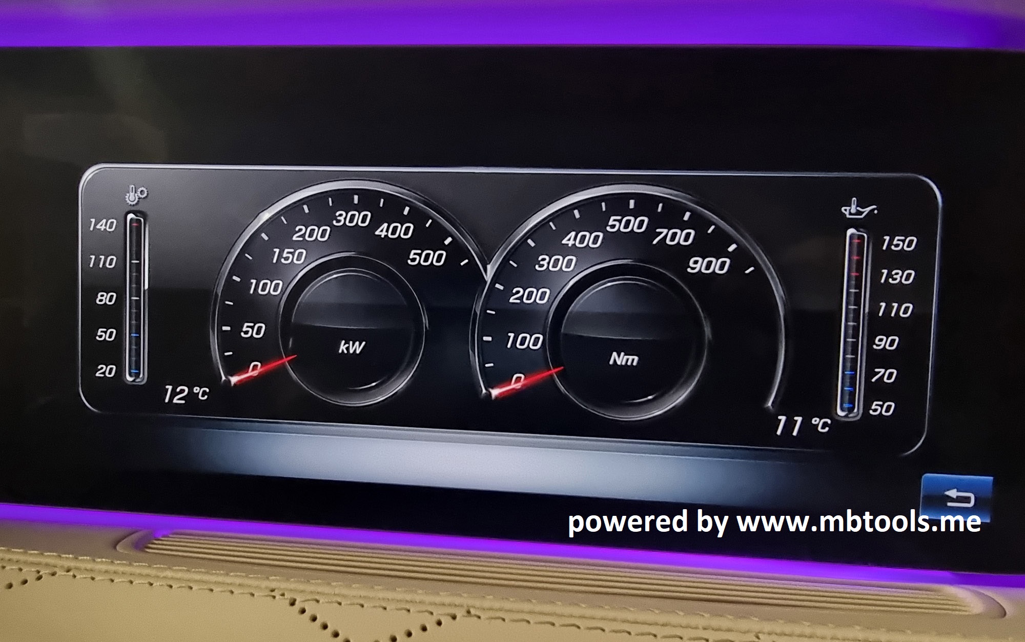 Headunit/Navi Analog Engine Dials