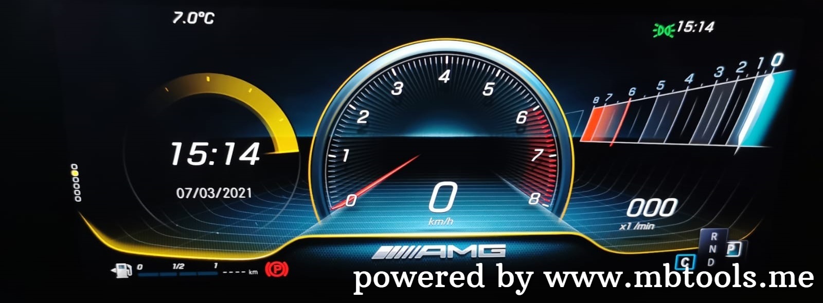 Instrument Cluster AMG Menu