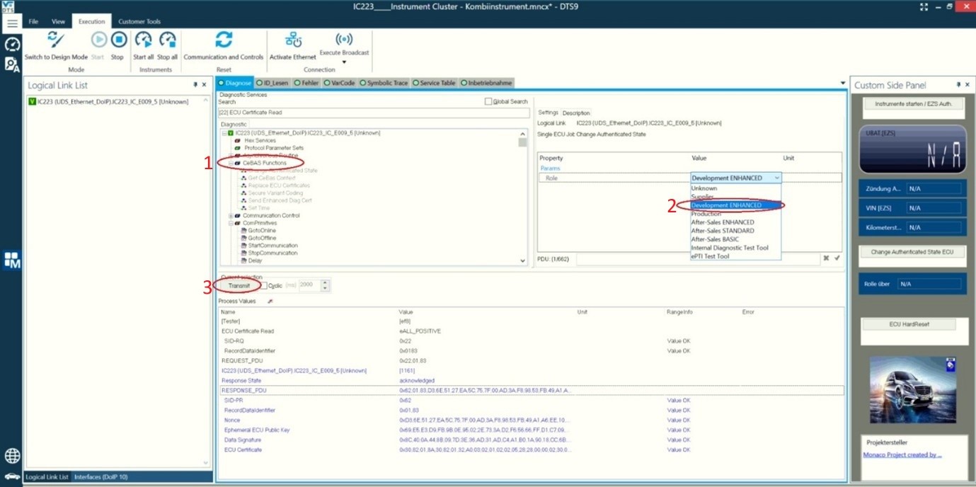 Authenticated State Change