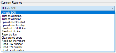 Get the Software/Firmware number of a Mercedes control unit