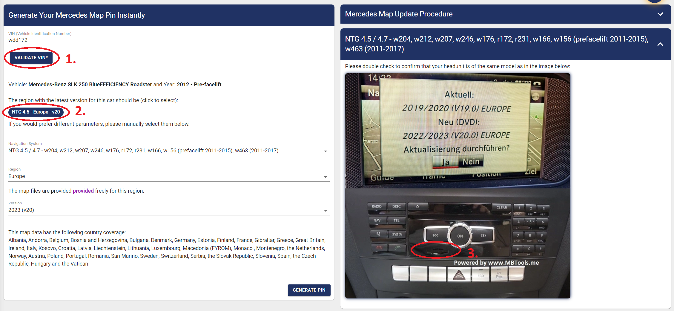 How to update your Mercedes maps in 2025