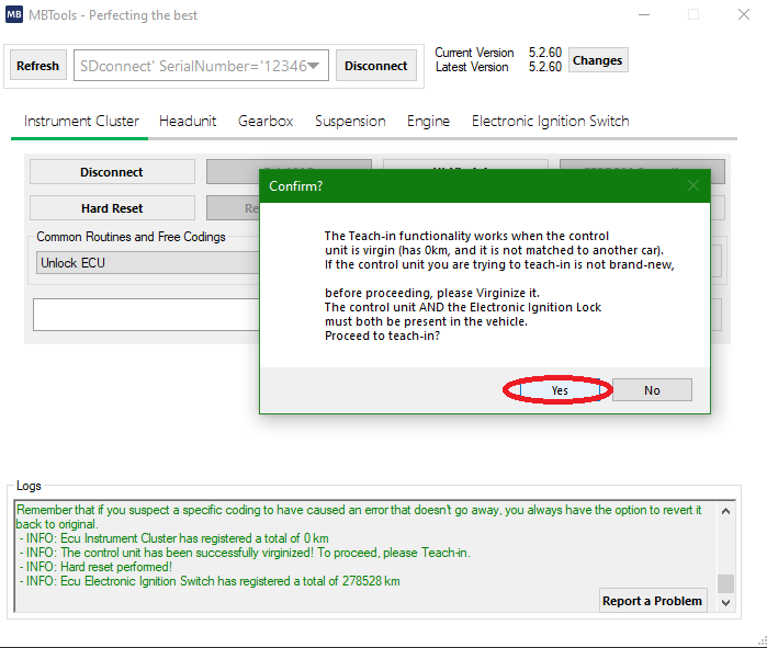 Instrument cluster mileage
