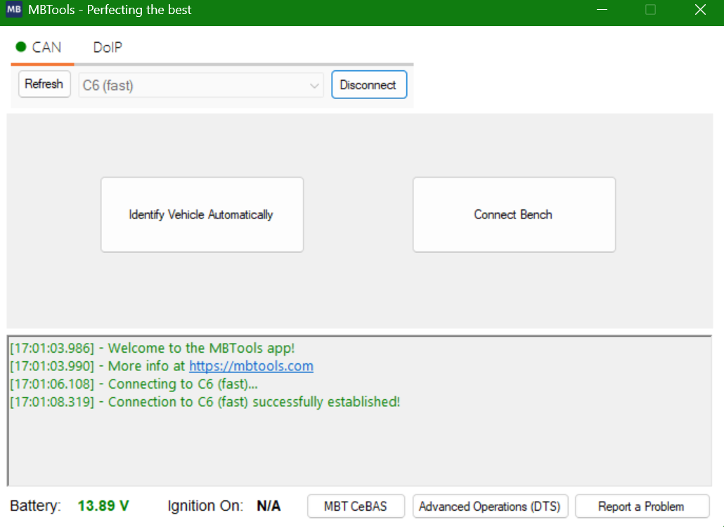 MBTools-App mit C6