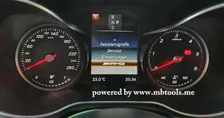 AMG menu ic222 6