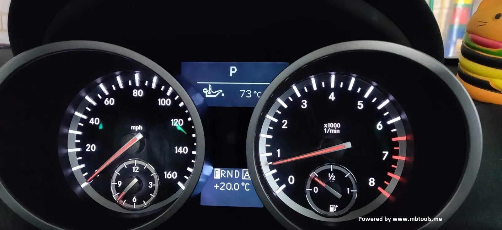 Instrument Cluster AMG Menu